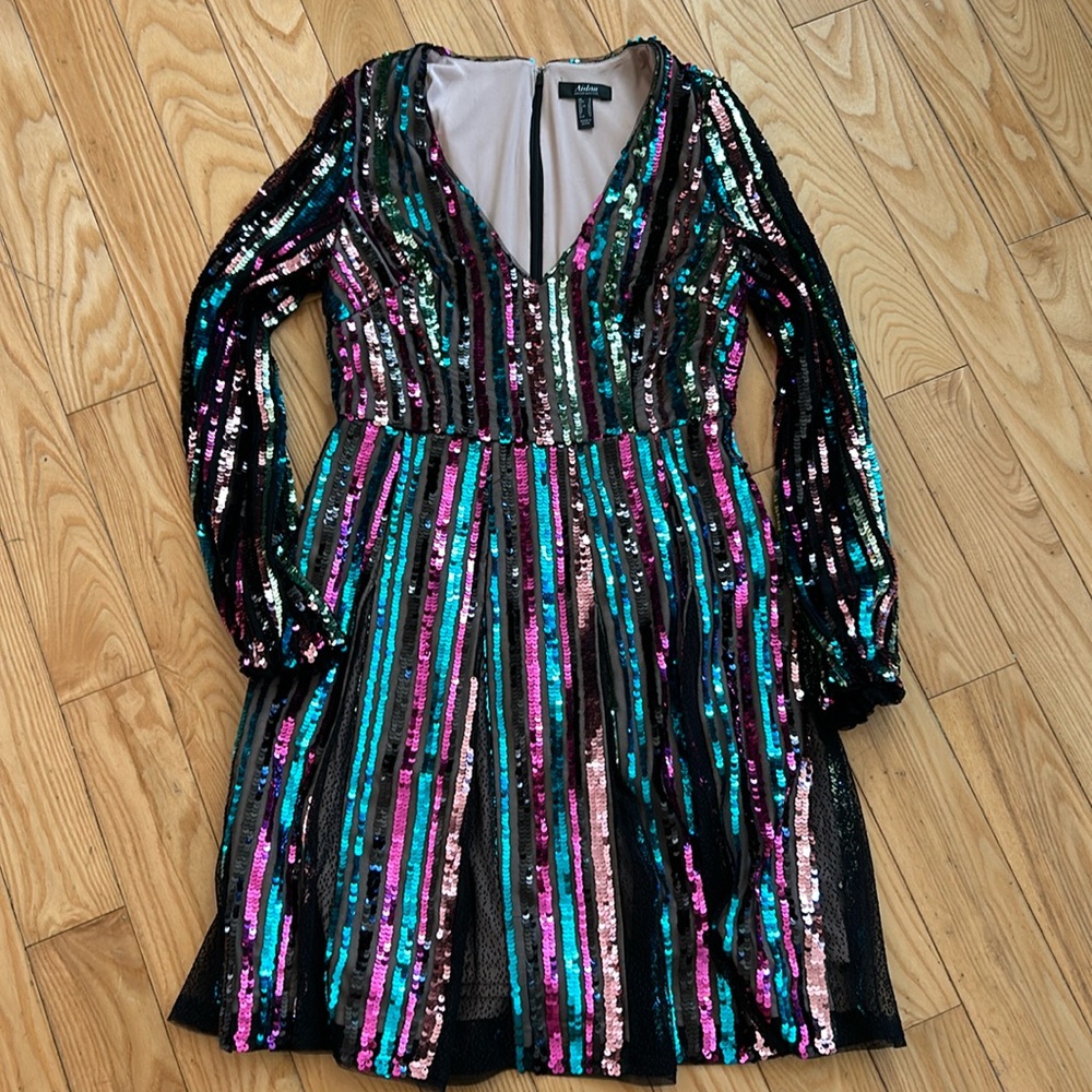 AIDAN sequin party dress